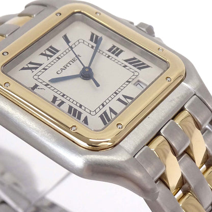 Cartier Panthere MM 27mm 2-Row Ref.110000R Quartz Watch 18KYG SS