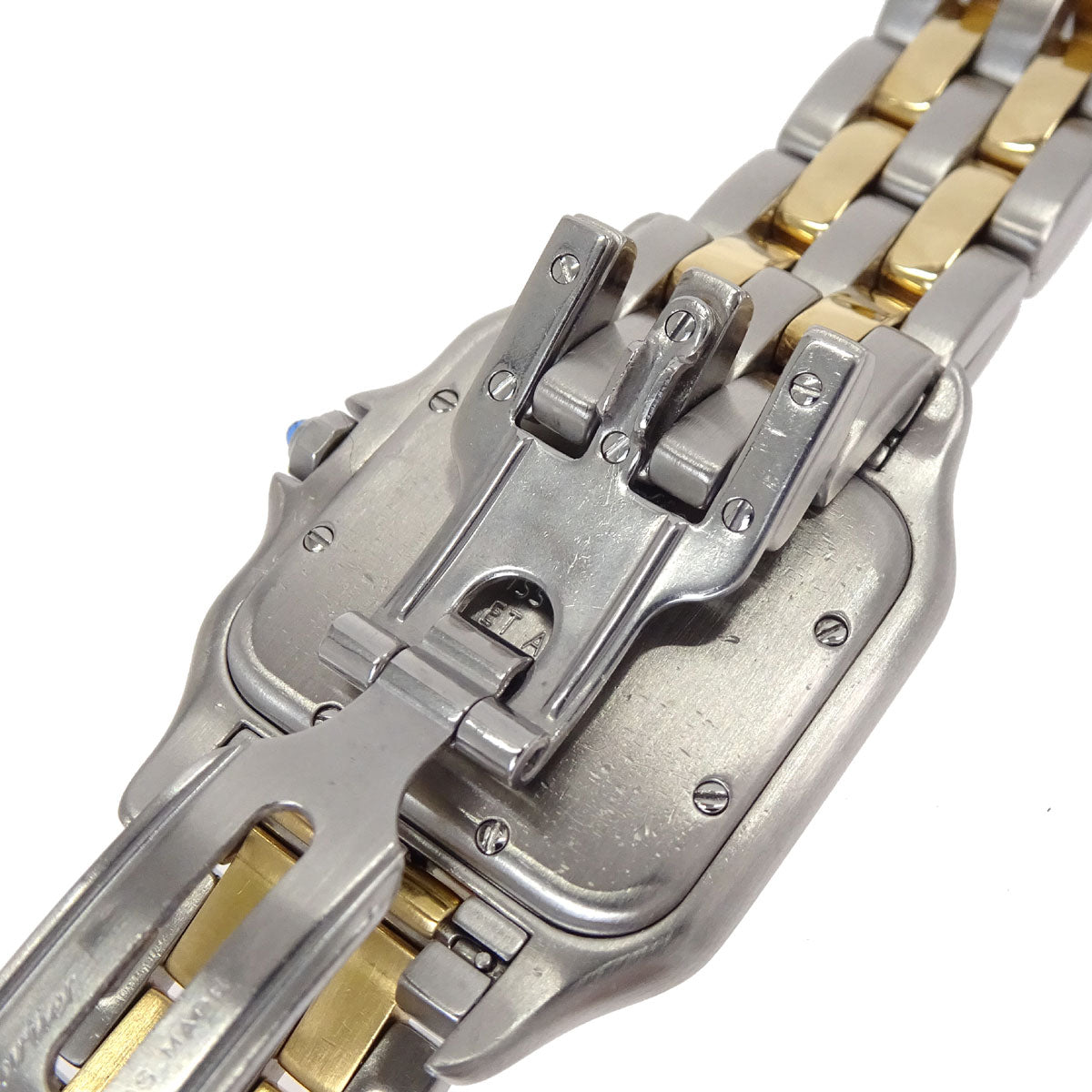 Cartier Panthere MM 27mm 2-Row Ref.110000R Quartz Watch 18KYG SS
