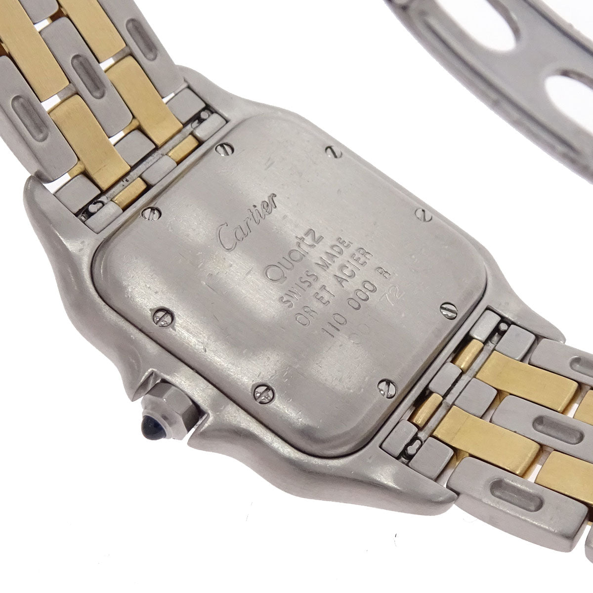 Cartier Panthere MM 27mm 2-Row Ref.110000R Quartz Watch 18KYG SS