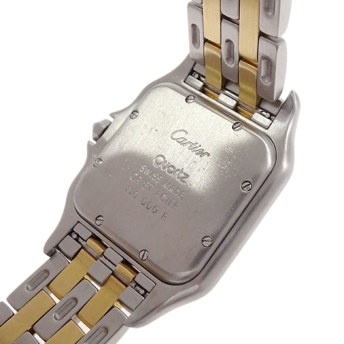 Cartier Panthere MM 27mm 2-Row Ref.110000R Quartz Watch 18KYG SS