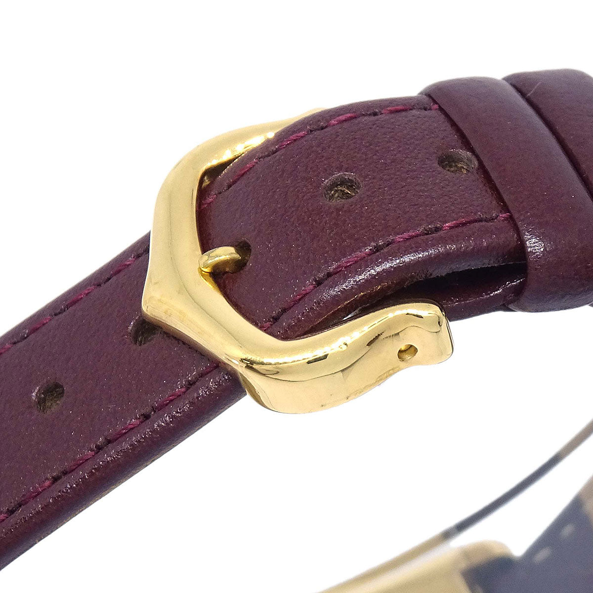 Cartier Must Tank LM Ref.81975713 Manual-winding Watch SV925 Bordeaux