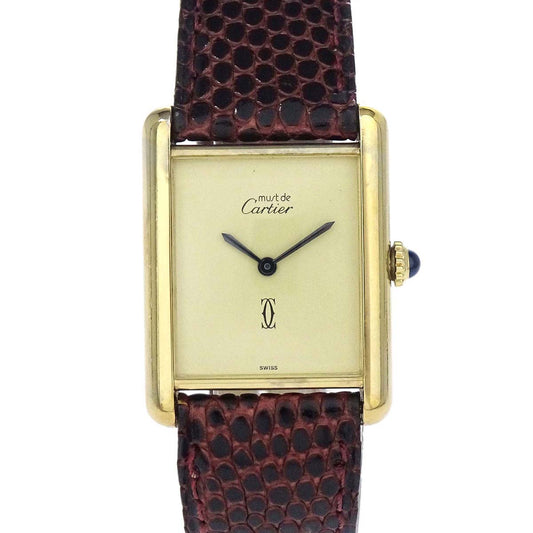 Cartier * Must Tank LM 23mm Ref.6012981 Manual-winding Watch