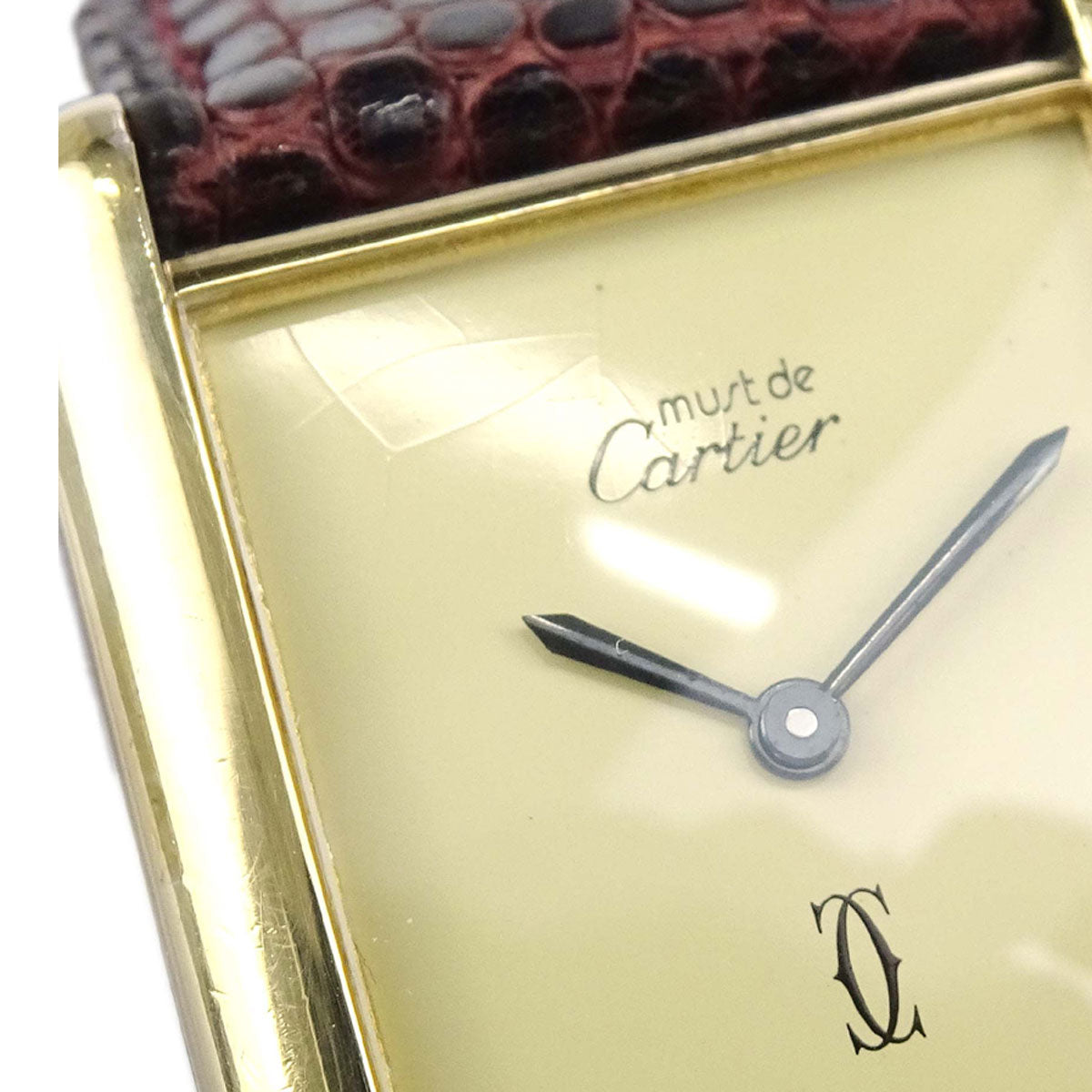 Cartier * Must Tank LM 23mm Ref.6012981 Manual-winding Watch