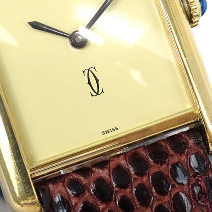 Cartier * Must Tank LM 23mm Ref.6012981 Manual-winding Watch