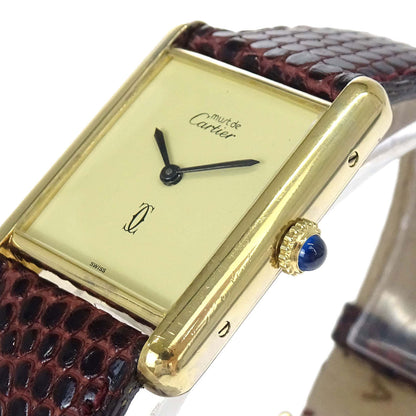 Cartier * Must Tank LM 23mm Ref.6012981 Manual-winding Watch