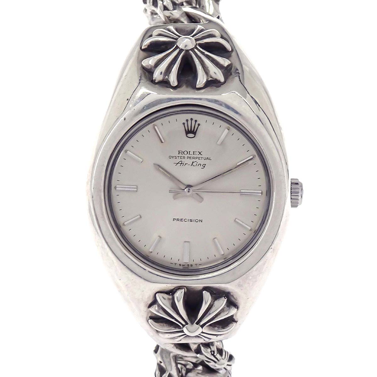 Chrome Hearts x Rolex Air-King 34mm Ref.5500 Self-winding Watch SV925
