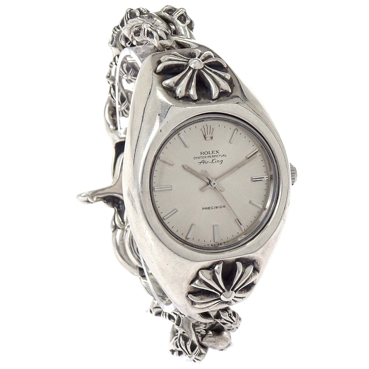 Chrome Hearts x Rolex Air-King 34mm Ref.5500 Self-winding Watch SV925