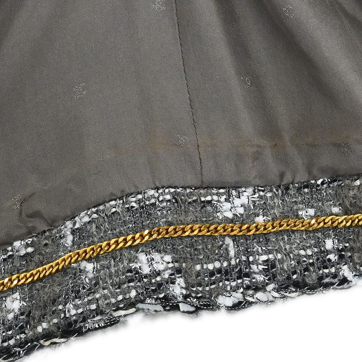 Chanel 1994AW Collarless Tweed Jacket #38