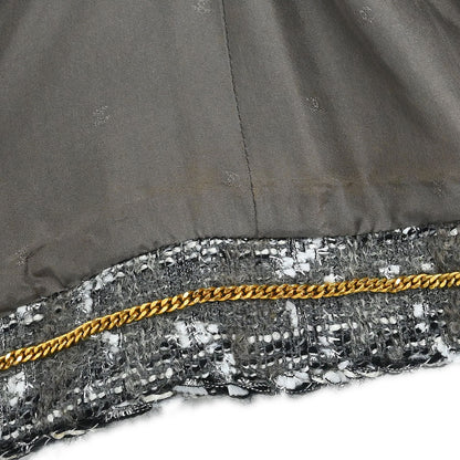 Chanel 1994AW Collarless Tweed Jacket #38