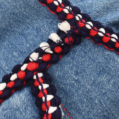 Chanel Single Breasted Denim Jacket Blue #40