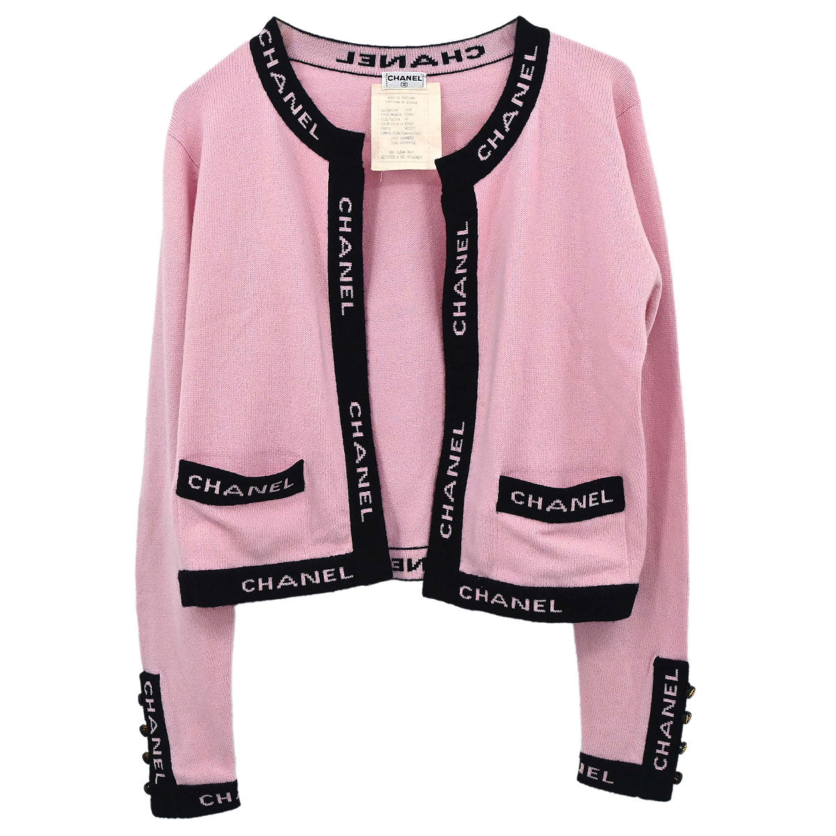 Chanel 1995 Cardigan Pink #42