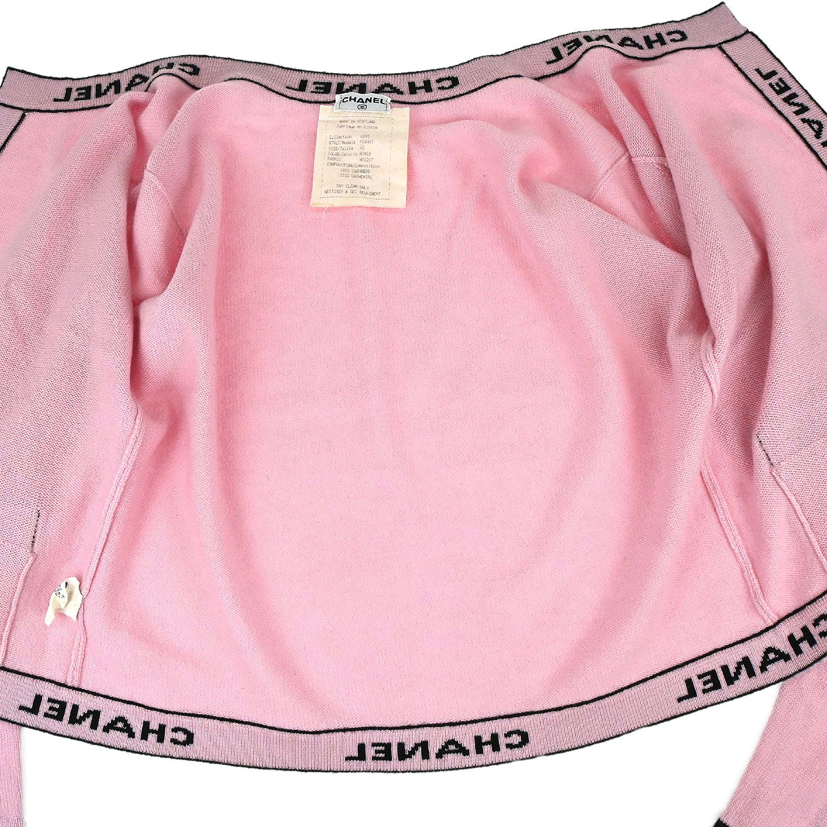 Chanel 1995 Cardigan Pink #42