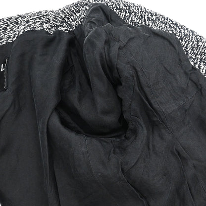 Chanel 1997 Setup Suit Jacket Skirt Tweed Black #34