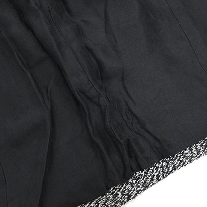 Chanel 1997 Setup Suit Jacket Skirt Tweed Black #34