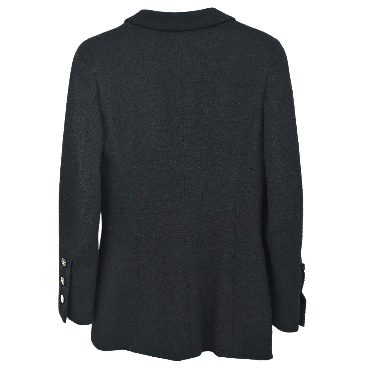 Chanel 1995 Single Breasted Jacket Black #38