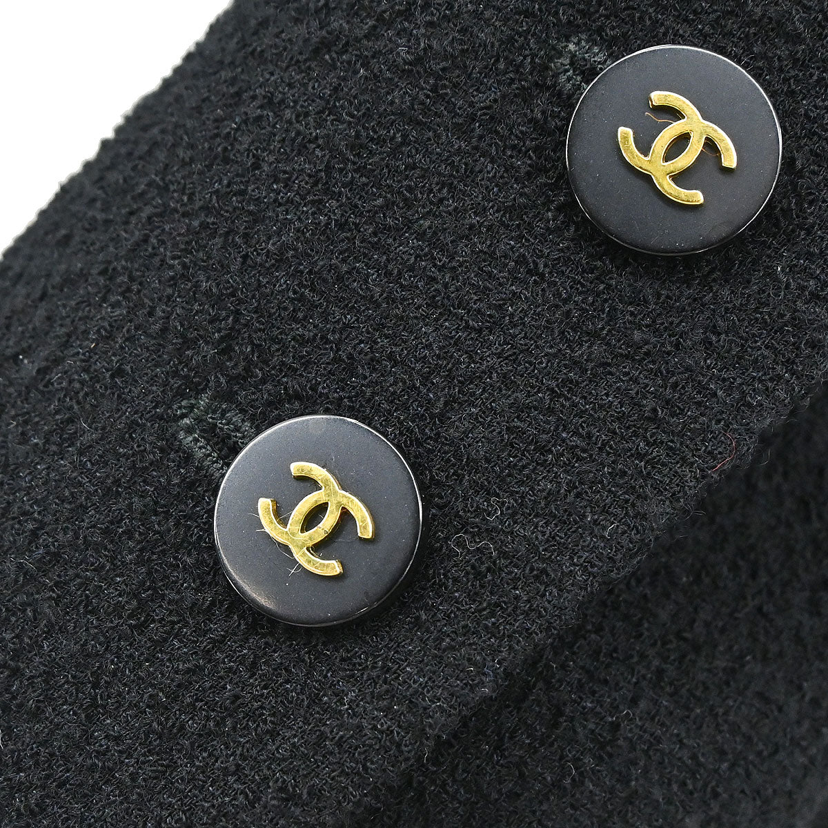 Chanel 1995 Single Breasted Jacket Black #38