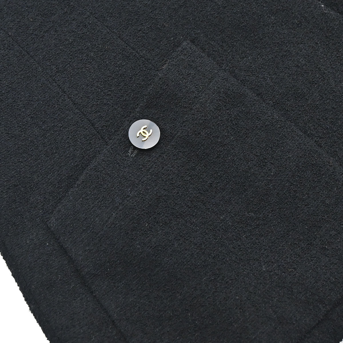 Chanel 1995 Single Breasted Jacket Black #38