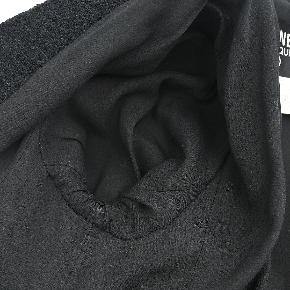 Chanel 1995 Single Breasted Jacket Black #38