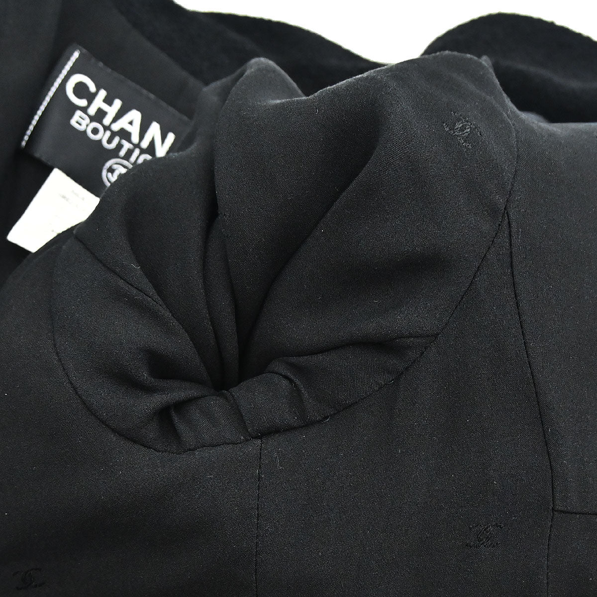 Chanel 1995 Single Breasted Jacket Black #38