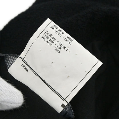 Chanel 1995 Single Breasted Jacket Black #38
