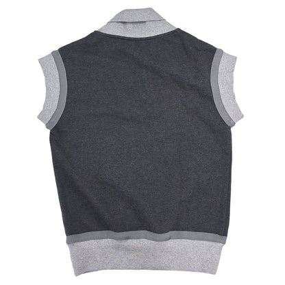 Chanel 2010 Short Sleeve Sweater Top Gray #36