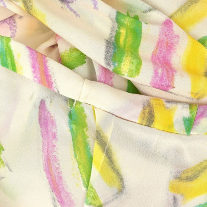 Chanel 2004 Cake Print Skirt Ivory #38