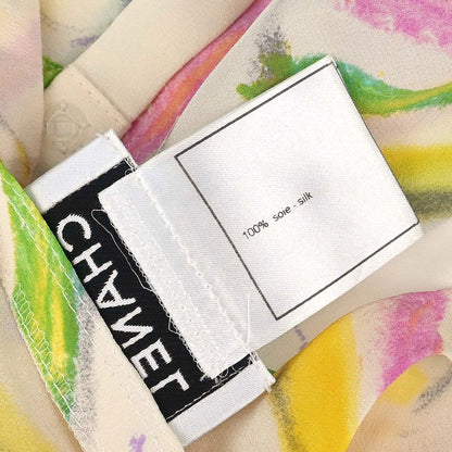Chanel 2004 Cake Print Skirt Ivory #38