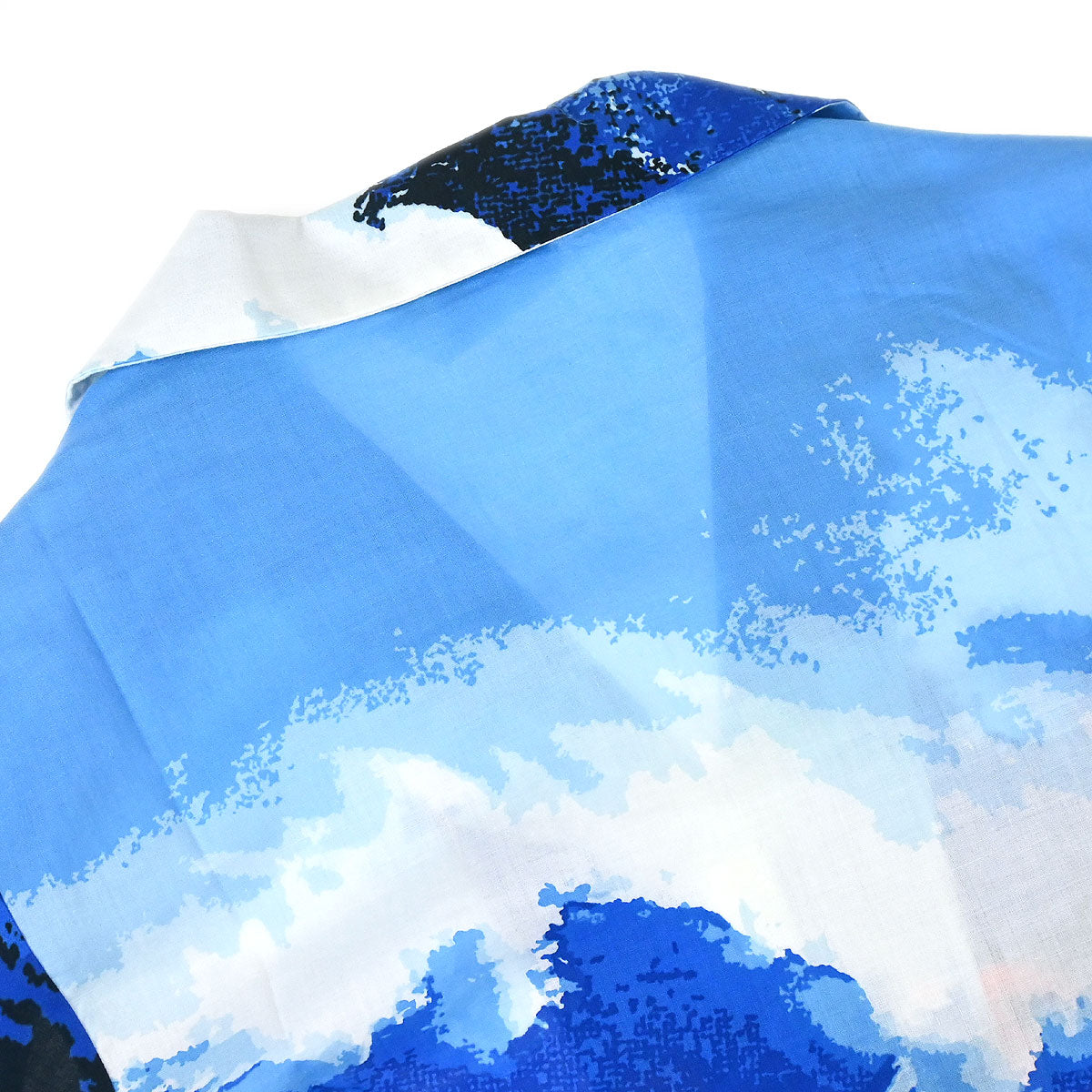 Chanel 2002 Surf Line Short Sleeve Shirt Top Blue #36