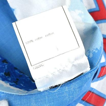 Chanel 2002 Surf Line Short Sleeve Shirt Top Blue #36