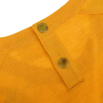 Hermes Long Sleeve Top Twillaine Yellow #40