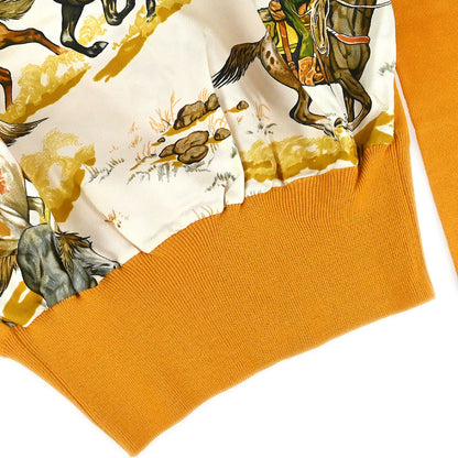 Hermes Long Sleeve Top Twillaine Yellow #40