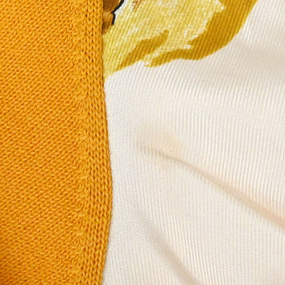 Hermes Long Sleeve Top Twillaine Yellow #40