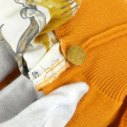 Hermes Long Sleeve Top Twillaine Yellow #40