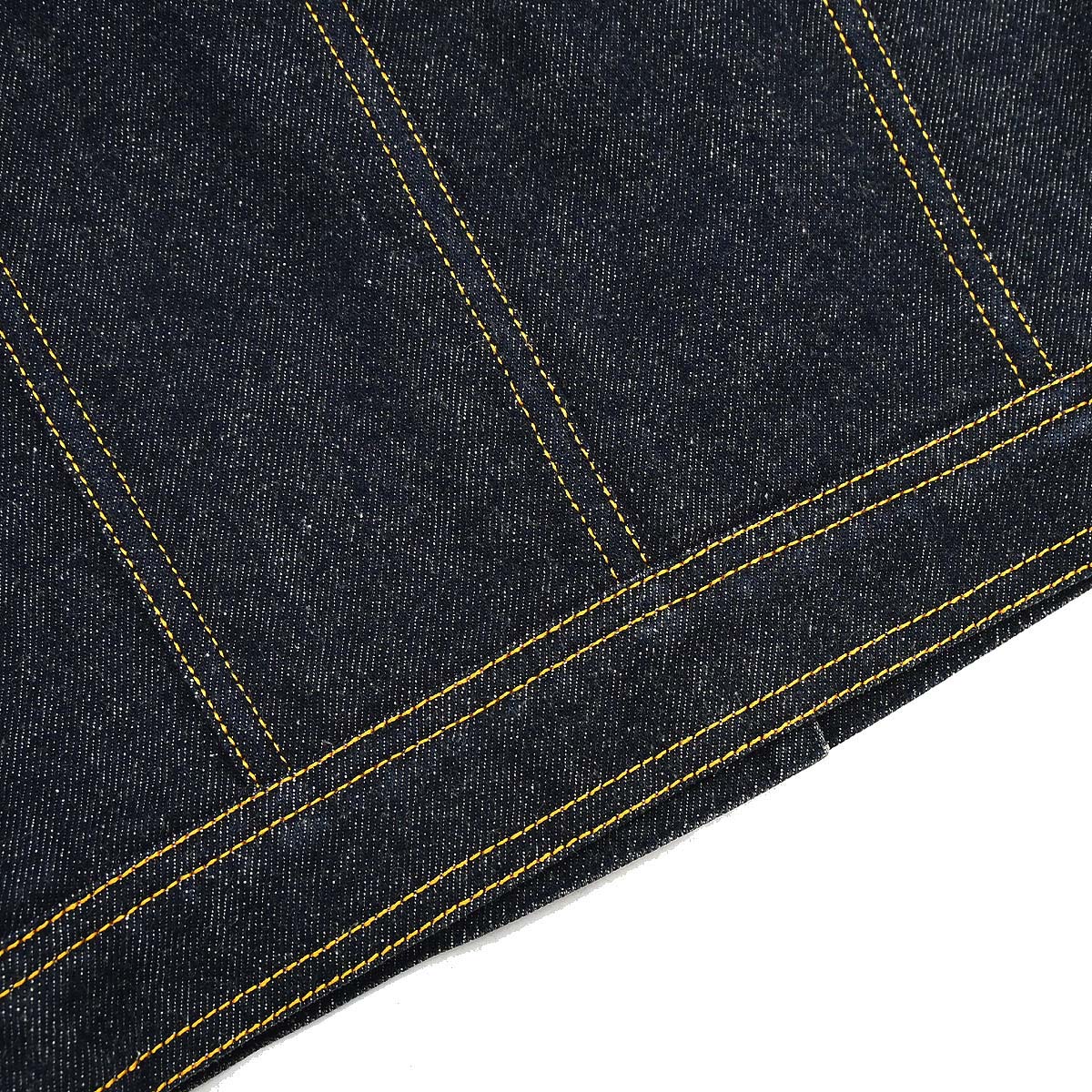 Chanel 1997 Single Breasted Sleeveless Vest Denim Jacket Indigo #38