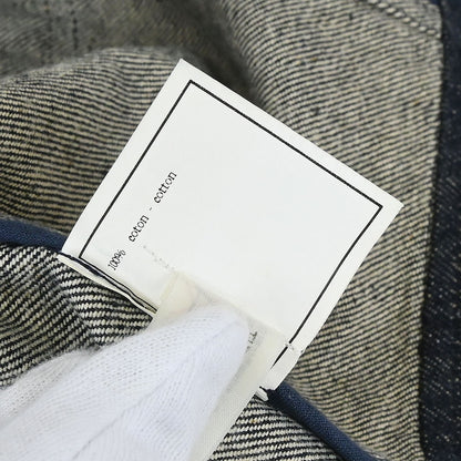 Chanel 1997 Single Breasted Denim Jacket Indigo #38