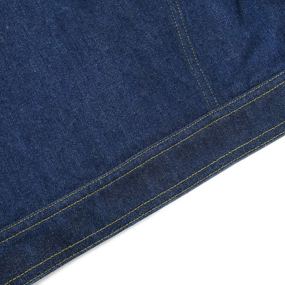 Chanel 1996 Single Breasted Denim Jacket Indigo #40