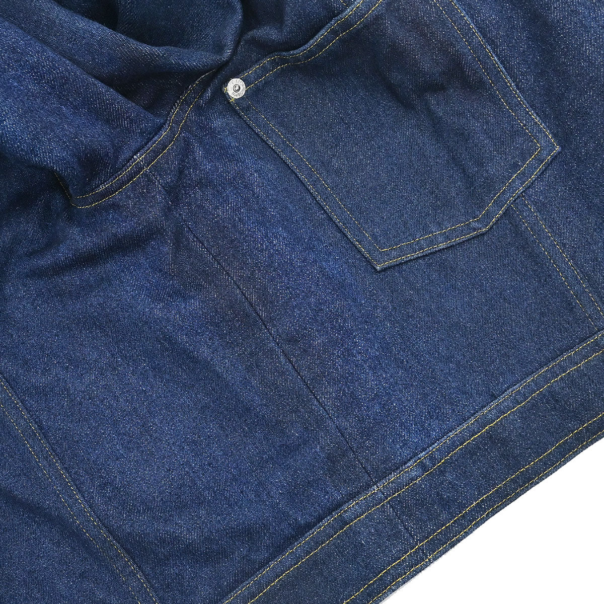 Chanel 1996 Single Breasted Denim Jacket Indigo #40