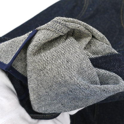 Chanel Single Breasted Collarless Denim Jacket Indigo