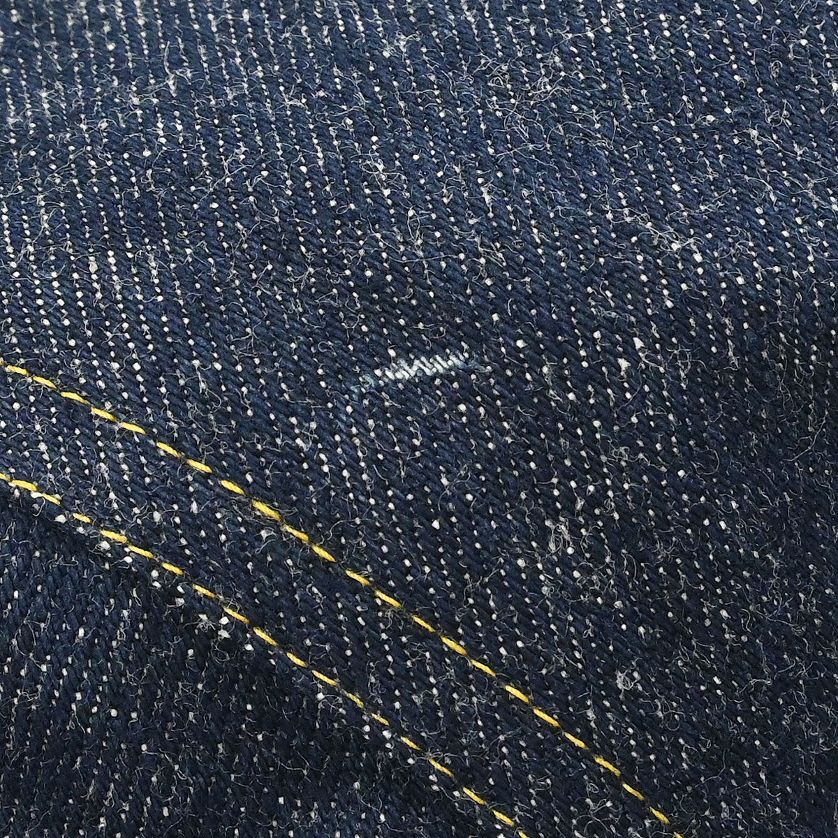 Chanel Single Breasted Collarless Denim Jacket Indigo