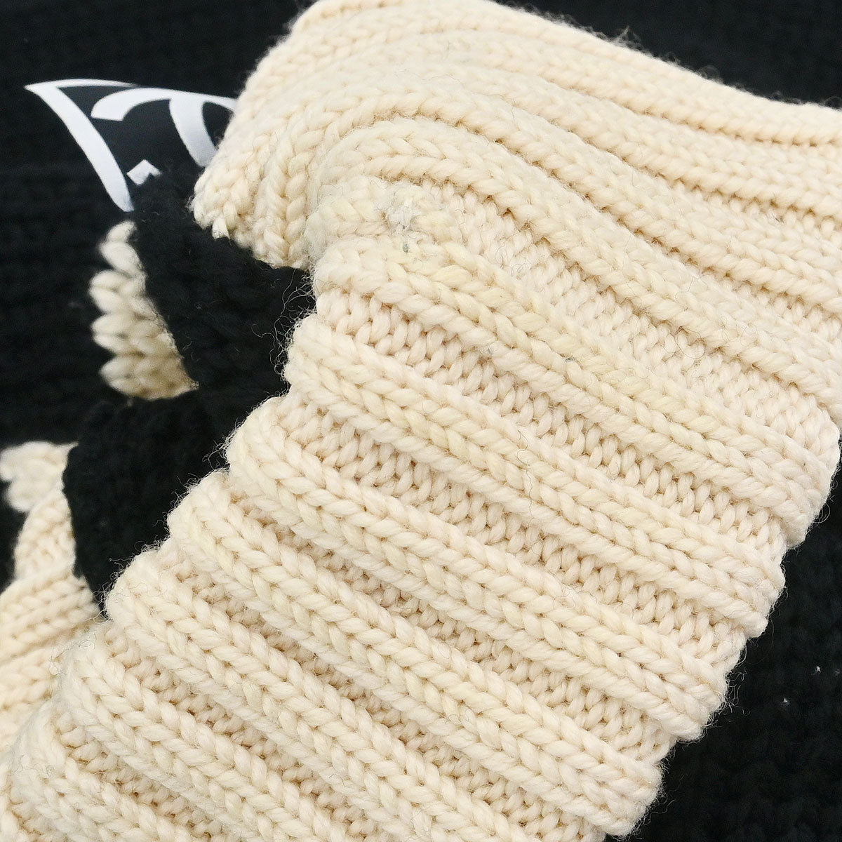 Chanel 2008 Sport Line Snowflake Sweater Knit Top Black #38