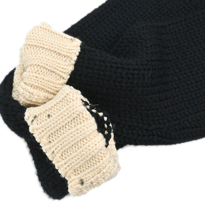 Chanel 2008 Sport Line Snowflake Sweater Knit Top Black #38