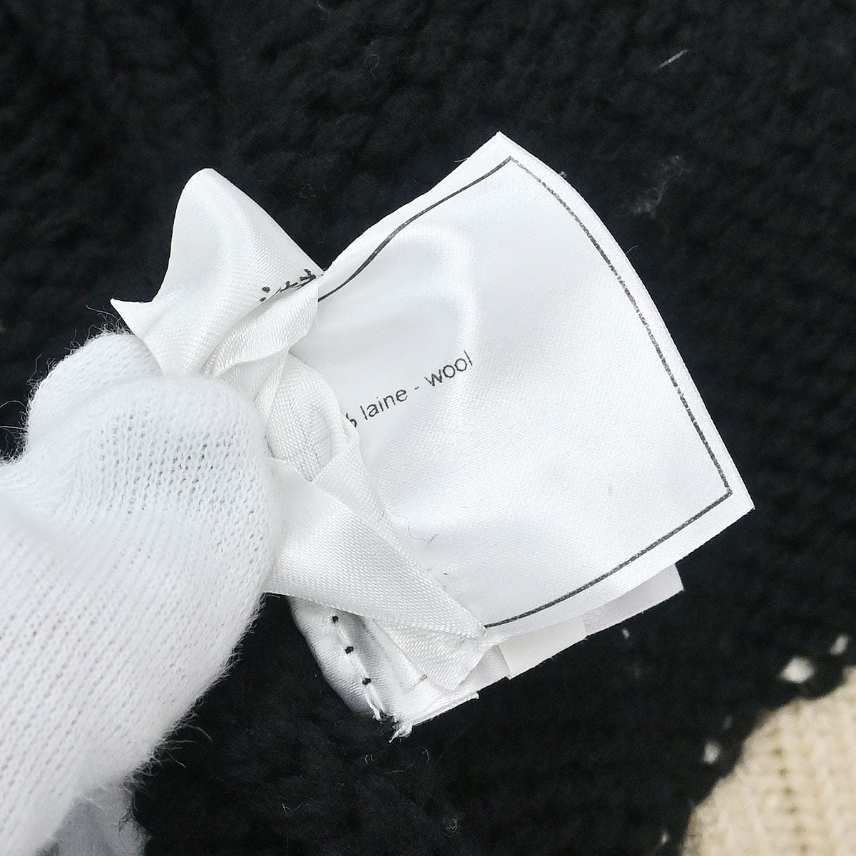 Chanel 2008 Sport Line Snowflake Sweater Knit Top Black #38