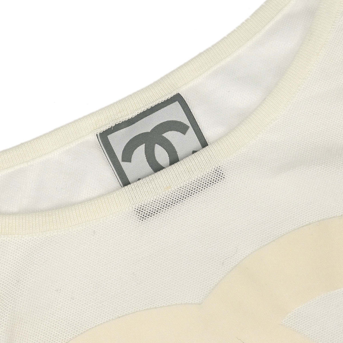 Chanel 2006 Sport Line Sleeveless Tank Top White #38