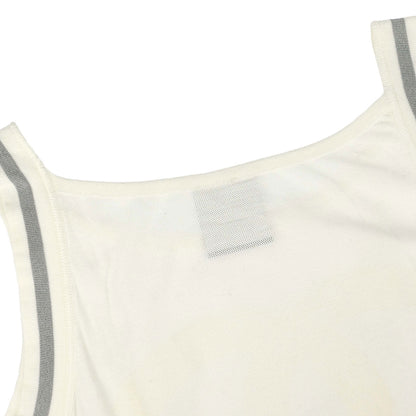 Chanel 2006 Sport Line Sleeveless Tank Top White #38