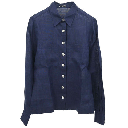 Chanel Blouse Shirt Navy