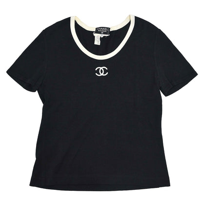 Chanel Short Sleeve Top Black #40