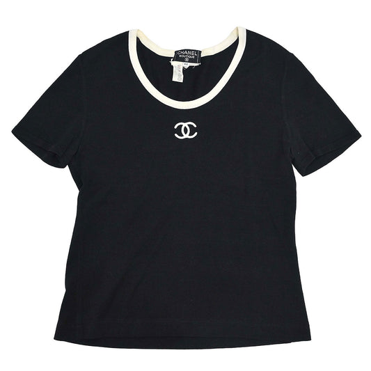Chanel Short Sleeve Top Black #40