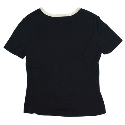 Chanel Short Sleeve Top Black #40