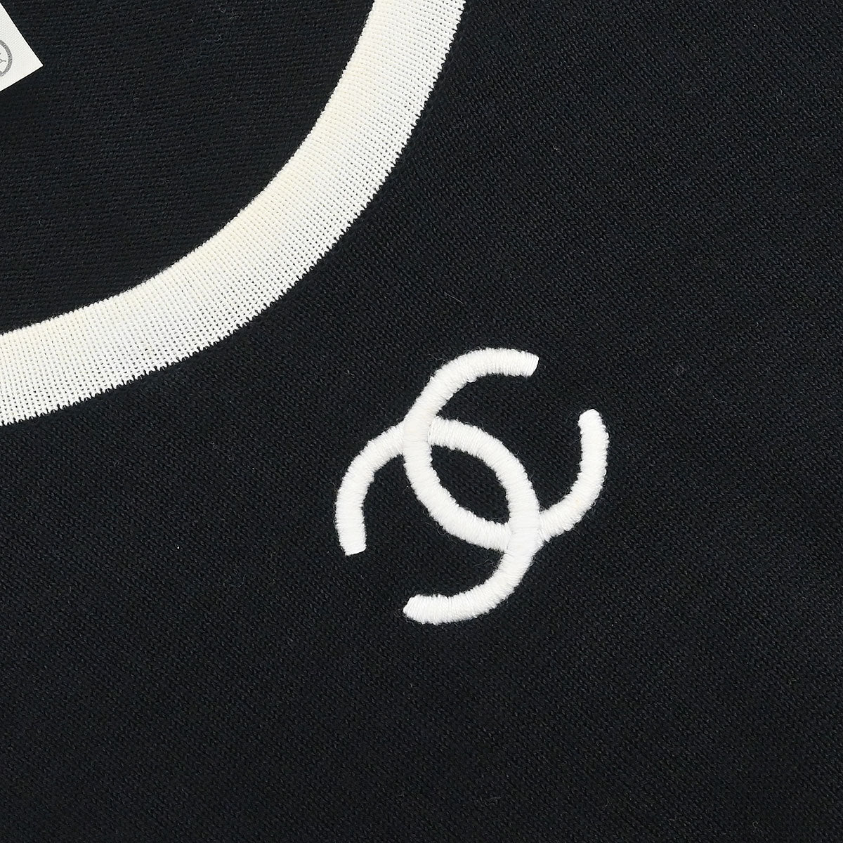 Chanel Short Sleeve Top Black #40