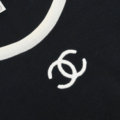 Chanel Short Sleeve Top Black #40